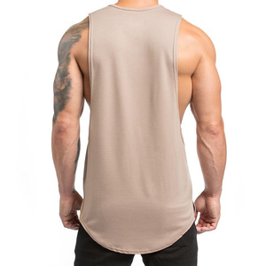 Wholesale Men's 100% Cotton Breathable Sporty O-Neck Tank Top for Summer - Product Image 4
