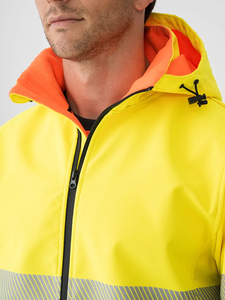 Veste réfléchissante haute visibilité OEM, logo personnalisé, vêtements de sécurité en gros avec tissu durable - Product Image 2