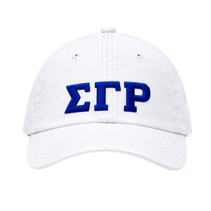 Gorra de Béisbol Personalizada con Logotipo Griego Bordado de la Hermandad Femenina Sigma Gamma Rho, Ajustable, de Algodón, Informal, para Exteriores, Venta al Por Mayor - Product Image 1