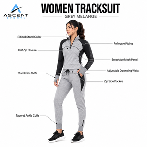 Conjunto Deportivo de Mujer con Cremallera Media, Chándal para Correr, Ropa Deportiva Premium, OEM ODM, Ropa de Marca Privada al por Mayor - Product Image 6