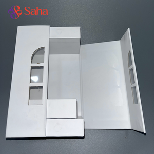 Boîtes de nourriture recyclables avec logo personnalisé kraft pour canapé papier d'art fait à la main mat stratification boîtes de nourriture en relief en haut et en bas de feuille pour bijoux - Product Image 5