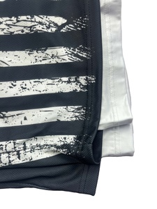 Wholesale Polyester Mesh Shorts <b>Men</b> Drawstring Elastic Waist Gym <b>Trunks</b> OEM Print Premium Athleisure 2 in 1 Track Shorts America - Product Image 3