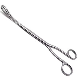 Pinces à éponges manuelles droites réutilisables en acier inoxydable, instrument chirurgical - Product Image 3