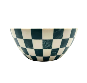Wholesale Price Modern Bowl Salad Serving <b>Green</b> and White Pattern Enamel Large Fruits Storage Bowl for Kitchen Home Hotel Use - Product Image 4
