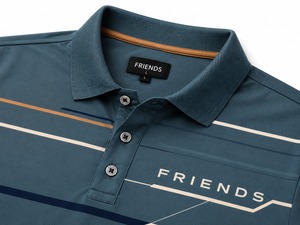 Camiseta de Manga Corta Premium para Hombre, 100% Algodón, Transpirable, con Logotipo Frontal, de Secado Rápido, Tejido de Punto, Estilo Casual - Product Image 5