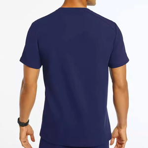 Ensembles de blouses médicales pour hommes 100% coton - Séchage rapide, respirants, uniformes d'hôpital de haute qualité, couleur et design personnalisés, service OEM - Product Image 3