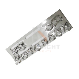 Soporte para Pinzas de Dique de Goma para Procedimientos de Aislamiento Dental, Acero Inoxidable, Certificado CE ISO Clase I, Modelo SI-OIS-0001, Quirúrgico - Product Image 4
