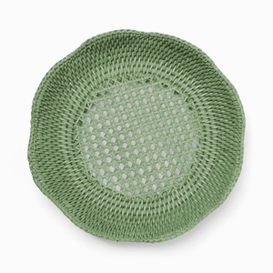 Bandeja de Ratán Ecológica Hecha a Mano, Bandeja Redonda Marrón Tejida con Diseño Calado, Decoración Natural para Mesa, Venta al por Mayor B2B para Talleres - Product Image 3