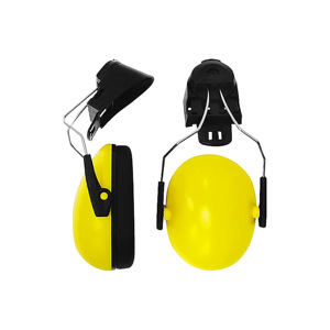H302-BB Mounted Safety Earmuffs Protective Hearing Equipment Lightweight ABS Material Comfortable PVC Cushion CE ANSI Certified - Product Image 1