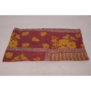 Vintage Cotton Kantha <b>Quilt</b> Indian Printed Reversible Kantha <b>Throw</b> Bedding <b>Throw</b> - Product Image 3