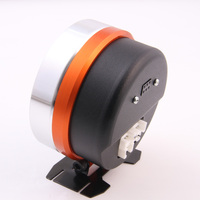 Nuevo Manómetro de Turbo de Fabricación Taiwanesa, 2 Pulgadas, 52 mm, Pantalla Analógica, Carátula Negra Ahumada, 40 PSI, Manómetro de Inducción Forzada