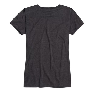Camiseta de Verano para Mujer, Corte Ajustado, Estampado Personalizado, Informal, Cuello Redondo, Manga Corta, Elástica, Holgada - Product Image 4
