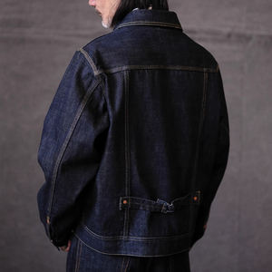 Veste en jean patchwork artistique pour homme, design streetwear unique, manteau en jean, tenue - Product Image 5