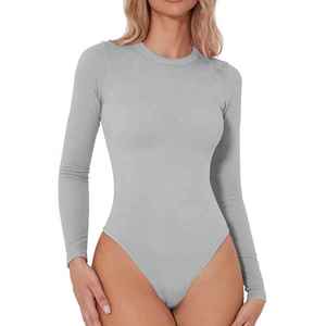 Body de Gimnasio de Manga Larga para Mujer, Personalizado por el Fabricante, Ligero, de Secado Rápido, de Una Pieza, de Alta Calidad, sin Costuras - Product Image 6