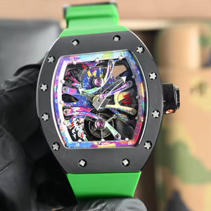 Reloj Mecánico de Lujo para Hombre, Deportivo, Redondo, de 41 mm, con Movimiento de Esqueleto de Acero Inoxidable Negro, Cristal de Zafiro, Alta Calidad, Ideal para Regalo - Product Image 5