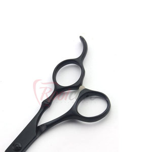 Best Material Barber <b>Scissors</b> Hot Sale Stainless Steel Plasma Black Made Pakistan ROOTCARE INSTRUMENTS Foldable Long Handle - Product Image 6