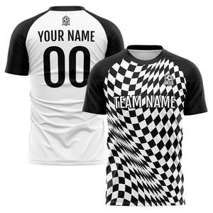 Custom Wholesale OEM Manufacturer Supplier Sublimated Soccer Fan Jersey Interlock Fabric Production - Product Image 6