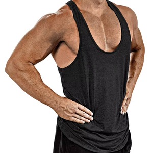 Plus Size <b>Men's</b> Tank Top Sleeveless Workout <b>Vest</b> Breathable Quick Dry O-Neck Fitness Training Camisole Custom Logo - Product Image 6