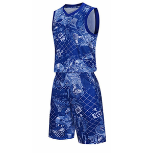 Uniforme de Baloncesto OEM Personalizado con Logotipo, Nombre y Número, Manga Corta, Cuello en V, Tallas Grandes, Verano, para Ligas, Torneos, Deportes de Equipo, Academia - Product Image 3