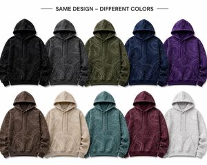 Men's Hooded Sweatshirt Sublimation Print Pocket Casual Regular Fit Autumn Knitted French Terry 100% Cotton <b>Raglan</b> Sleeve - Product Image 6