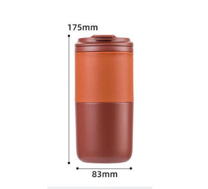 Advanced Temperature Control <b>Drinks</b> Vessel Sleek Matte Finish Steel Commuter <b>Cup</b> With Secure Snap Closure Cover - Product Image 3