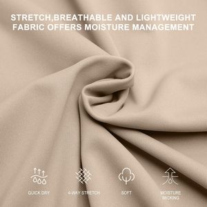 Jupe crayon modeste pour femme, taille haute, couleur unie, avec poches, respirante, en nylon tricoté, écologique, infroissable, séchage rapide - Product Image 4