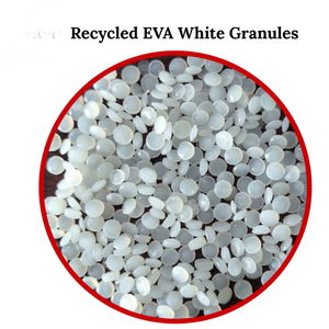 Granulés d'EVA blanc recyclé, matière première plastique pour extrusion, moulage par injection et mousse. - Product Image 2