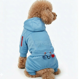 Conjunto Deportivo para Mascotas de Invierno, Cómodo, Ecológico, de Alta Calidad, Suave y Cálido, Estilo Atlético para Cachorros Pequeños, Ropa de Poliéster - Product Image 6