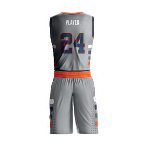 Nouvelle arrivée, uniforme de basket-ball imprimé, design tendance, uniforme de basket-ball personnalisé, 100% polyester - Product Image 6