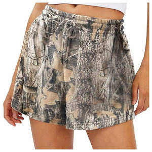 Pantalones Cortos Deportivos Estampados para Hombre, 100% Poliéster, Resistentes al Viento, Cintura Media, Cierre con Cordón, Casuales - Product Image 5