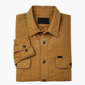 Camiseta de Franela Tejida Sólida Fabricada en Pakistán, Duradera, Corte Regular, Ecológica y Transpirable para Otoño e Invierno, Venta al Por Mayor - Product Image 3