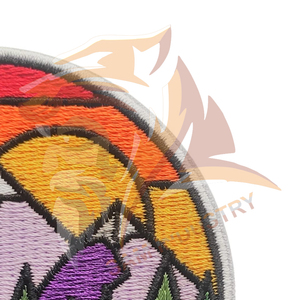 Écussons brodés personnalisés avec logo sur mesure, qualité supérieure, fabriqués en usine, en gros. - Product Image 5