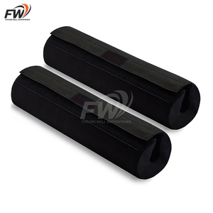 Coussin de protection antidérapant en caoutchouc pour haltères avec logo personnalisé, pour entraînement fitness, barre de squat réglable pour utilisation en salle de sport, protection du cou et des épaules - Product Image 4