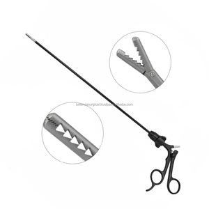 Pince crocodile manuelle chirurgicale laparoscopique droite en acier inoxydable, plusieurs tailles, instrument - Product Image 1