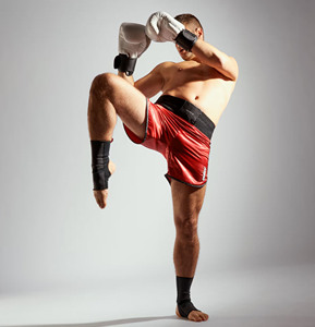MMA Kickboxing <b>Ankle</b> <b>Support</b> <b>Brace</b> Leg Arthritis Injury Muay Thai Professional Protection Breathable Polyester Elasticated - Product Image 2