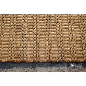 Tapis d'intérieur en fibres naturelles de jute et coton, tissé à la main, finition plate, prêt à expédier |   Fournisseur OEM ODM à faible MOQ - Product Image 4