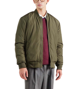 Veste bomber en nylon pour homme avec logo personnalisé, fermeture éclair, veste bomber brodée, 2025 - Product Image 5