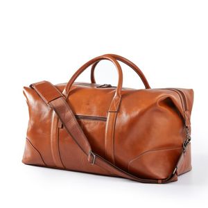 Vintage Crocodile Leather Weekender Duffle Bag 20-35L Zipper Closure Unisex Travel Storage <b>Soft</b> Handle Large Capacity - Product Image 3