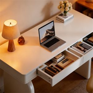 Elegante Scrivania Moderna per Ufficio con Cassetti Portaoggetti, Scrivania per Computer - Product Image 3