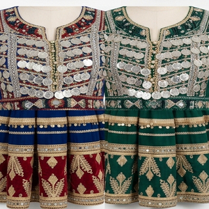 Vestido Afgano Kuchi de Moda Moderna, Hecho a Mano, de la Mejor Calidad, Estilo Tribal, Casual, de Primavera, con Cuentas de Terciopelo, Vestidos Afganos Kuchi Vintage - Product Image 4