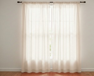 Cortinas de Algodón Lavado Hechas a Mano, Cortinas Decorativas para el Hogar, Cortinas de Lujo Color Rost o para Sala de Estar, Cortinas para Ventana - Product Image 2