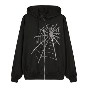 Fashion Hoodie Premium Quality <b>Men</b> Rhinestone Hoodie anti-wrinkle design soft material Affordable Price <b>Men</b> Rhinestone Hoodie - Product Image 1