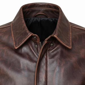 Design Your Own <b>Leather</b> Fashion <b>Jackets</b> High Quality Men <b>Leather</b> <b>Jacket</b> in Best Price <b>Long</b> Sleeve <b>Leather</b> <b>Jacket</b> - Product Image 5