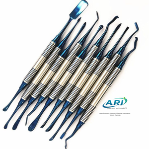 Juego de Elevadores Periostales Dentales Molt de 10 Piezas, Instrumentos para Injerto Óseo PRF, Kit Quirúrgico de Acero Inoxidable Alemán - Product Image 1