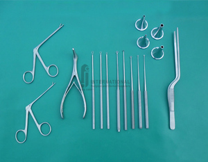 Juego de Instrumentos Quirúrgicos Ortopédicos F.J. INTERNATIONAL de Alta Calidad FJI-4563, 16 Piezas, Cureta para Oído, Pinzas de Cocodrilo, Instrumentos Quirúrgicos para Oído - Product Image 4