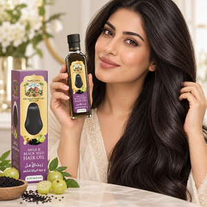 น้ำมันบำรุงเส้นผมอัมลาและเมล็ดดำ สูตรธรรมชาติจากพืช บำรุงหนังศีรษะ เนื้อบางเบา บำรุงล้ำลึก ให้ผมเรียบลื่น ใช้ได้ทุกวัน OEM - Product Image 3