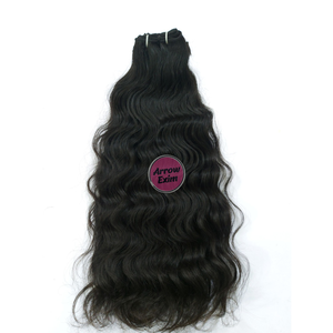 Extensions de cheveux indiens Remy Arrow, tissage double trame, 100g, noir, style teint, permable - Product Image 6