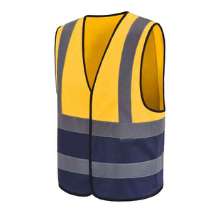 Expédition rapide, gilet de sécurité sans manches le plus populaire, de qualité supérieure, gilet de sécurité très vendu avec tissu tricoté. - Product Image 2