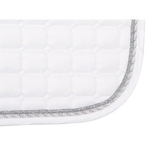 Almohadillas para Silla de Montar de Doma, Salto y Uso General, Diseño de Caja de 3x3 Pulgadas con Ribete, Transpirables, Personalizables OEM, Venta al por Mayor - Product Image 4