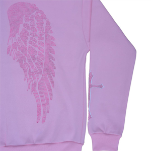 Nouveaux sweats à capuche pour hommes en coton pur, avec strass, fermeture éclair, coupe oversize, écologiques, doux et confortables, pour l'hiver, vente en gros - Product Image 4